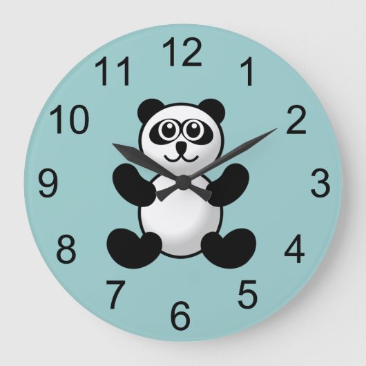 Panda Ours Animal Mur Horloge (Recto)
