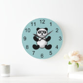 Panda Ours Animal Mur Horloge (Maison)