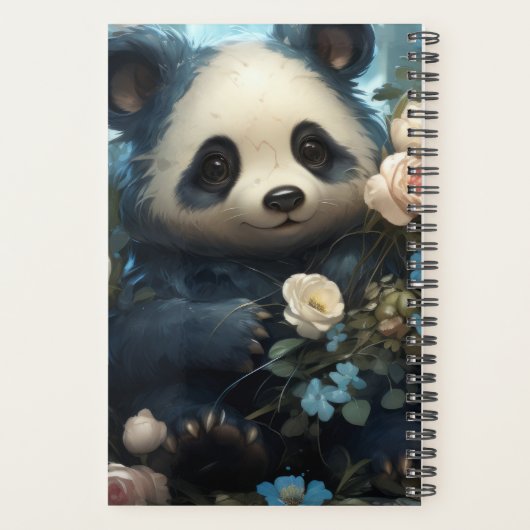 Panda Ours et Fleurs (Dos)
