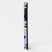 panda paars Case-Mate iPhone case (Achterkant/links)