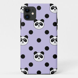 panda paars iPhone 11 hoesje