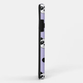 panda paars Case-Mate iPhone case (Achterkant/rechts)