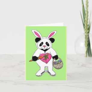 Panda Paashaas Tekening Kaart