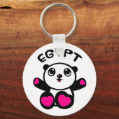 Panda Panda Egypte Sleutelhanger (Voorkant)