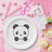 Panda Papieren Bordje (Feest)