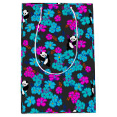 Panda Paradise Bloom Medium Cadeauzakje (Voorkant)