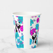 Panda Paradise Bloom Papieren Bekers (Rechts)