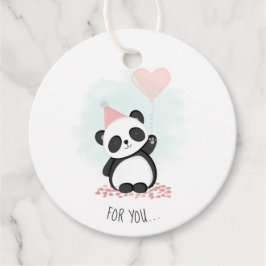 Panda Party Bedankjes Labels