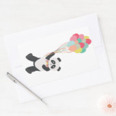 Panda Party - Panda met ballonnen Sticker (Envelop)