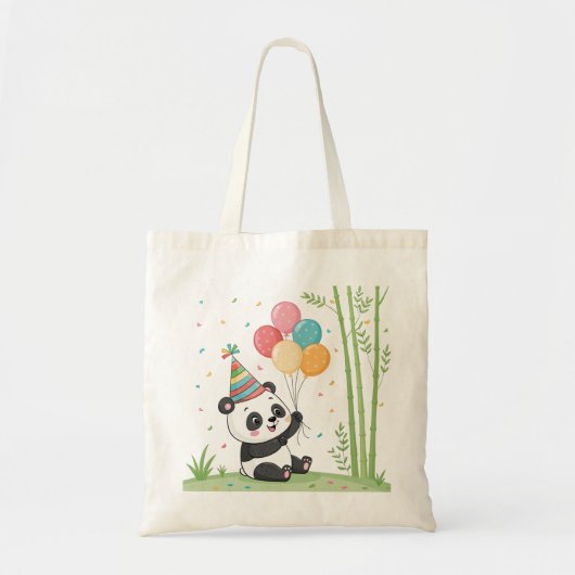 Panda Party Time Tote Bag (Voorkant)