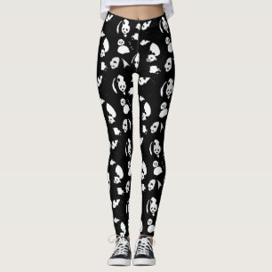 Panda patroon Black BG Leggings