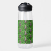 Panda (patroon) - Waterfles (Voorkant)