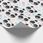 Panda Patroonpapier Cadeaupapier (Hoek)