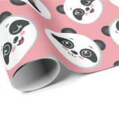 Panda Patroonpapier Cadeaupapier (Rol Hoek)