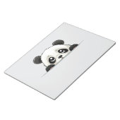 Panda Peeking Schattigee Schattige Funny Animal Ca Notitieblok (Schuin)