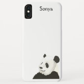 Panda peint coque iphone (Dos)