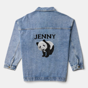 PANDA PERSONNALISÉ JEAN DENIM JACKET PERSONNALISÉ