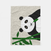 Panda petite couverture en polaire (Devant)