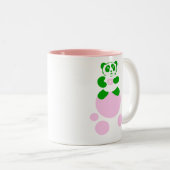 Panda Pink Bubble Tea Mok (Voorkant rechts)