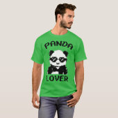 Panda Pixel Art T-shirt (Voorkant volledig)
