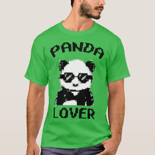 Panda Pixel Art T-shirt