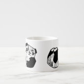 Panda Play Espresso Mug (Devant)