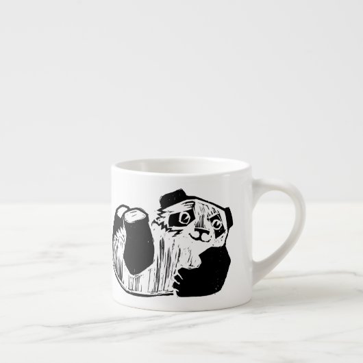 Panda Play Espresso Mug (Droite)
