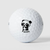 Panda Play: grillige golfbal Golfballen (Voorkant)
