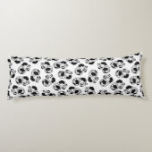 Panda Play Pattern Cotton Body Pillow Lichaamskussen (Achterkant)