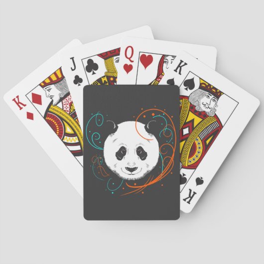 Panda Pokerkaarten (Achterkant)