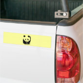 Panda Pop Art Bumpersticker (Op Truck)