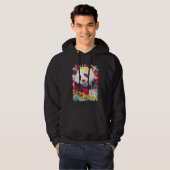 Panda Pop Art Hoodie (Voorkant volledig)