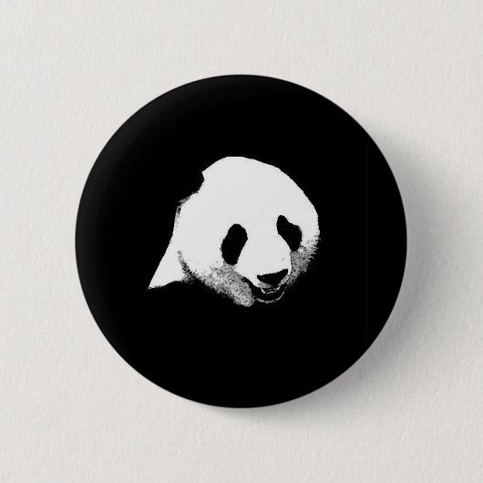 Panda Pop Art Ronde Button 5,7 Cm (Voorkant)