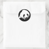 Panda Pop Art Ronde Sticker (Tas)