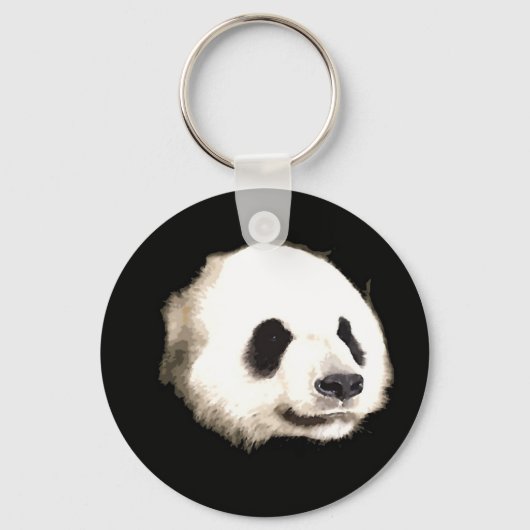 Panda Pop Art Sleutelhanger (Voorkant)