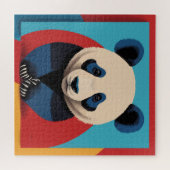 Panda pop kunst legpuzzel (Horizontaal)