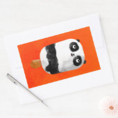 Panda Popsicle Ice Cream Rechthoekige Sticker (Envelop)