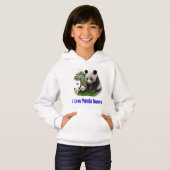 Panda porte des t-shirts (Devant entier)