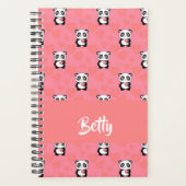 Panda porte l'amour motif rose (Devant)