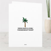 PANDA PORTEZ UNE CARTE D'ANNIVERSAIRE SURTAILLÉE (Dos)