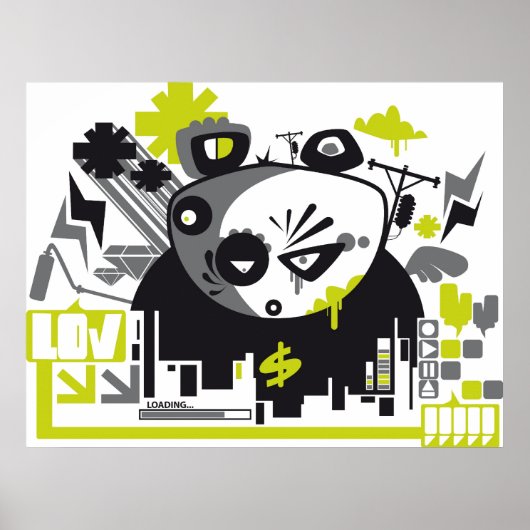 panda poster (Voorkant)