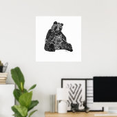 Panda Power Custom Art Print (Thuiskantoor)