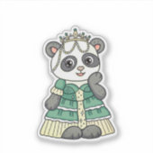 Panda Princess Sticker (Voorkant)