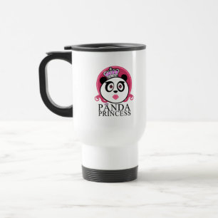 Panda Prinses Cute Panda Koningin Kroon Reisbeker