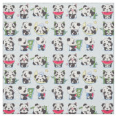 Panda Print Stof (Swatch)