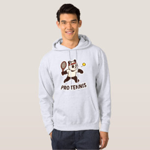 Panda Pro Tennis Sticker – Schattige Sportontwerp Hoodie