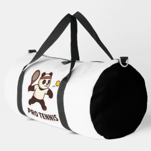 Panda Pro Tennis Sticker – Schattige Sportontwerp Plunjezak