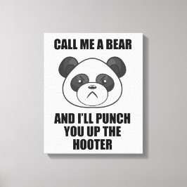 Panda Punch Canvas Print (Iris Wildthyme)