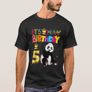 Panda Py Dier 5e Panda Honkbal T-shirt