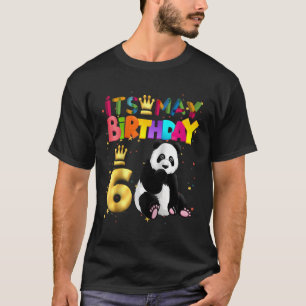 Panda Py Dier 6e Panda Honkbal T-shirt